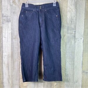 Riders By Lee Size 6 Medium Instantly Slims You 5 Pocket Dark Blue Denim…